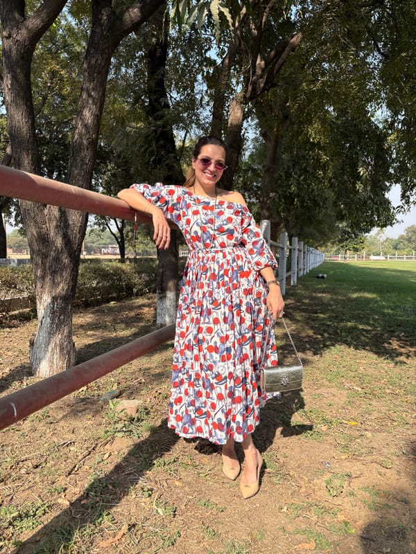 Bari Polka Midi — Shop Miaoww