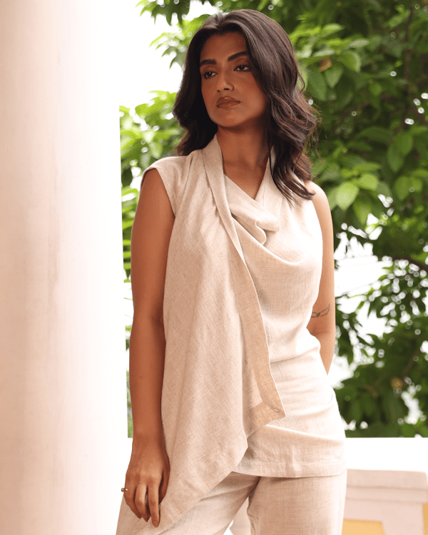 Bernadette Linen Blend Top — The Good Rebel
