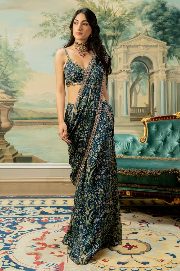 Millie Saree Set — Paulmi and Harsh