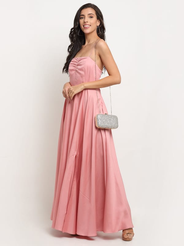 Sweetheart Neckline Tencel Dress — EWOKE STUDIO