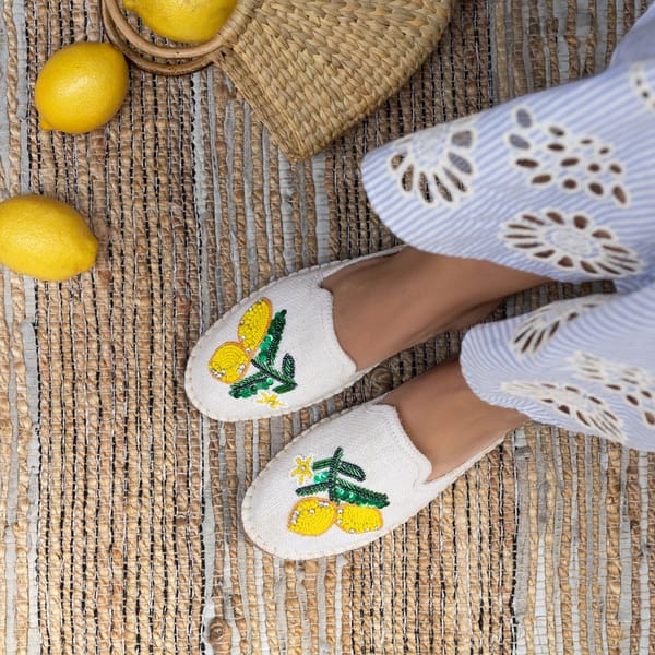 Lemoncello Espadrilles Flats — PARI PARI
