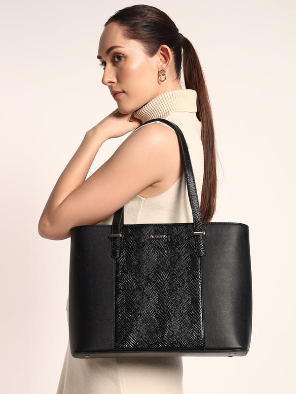 Iconic Tote - Black — The Gusto