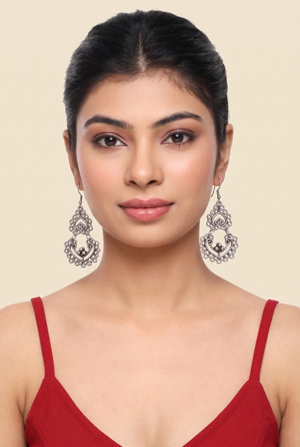 Dilbar Filigree Drop Earrings — Thingalicious