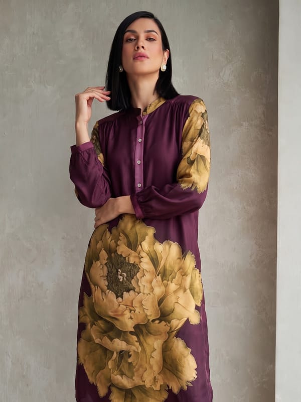 Flora Gathered Tunic — Chique