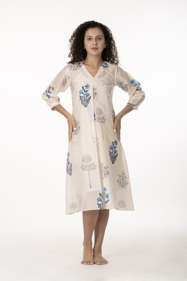 Moonflower Ivory Dress — Khat