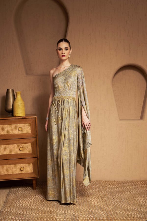 Aria Gown Gold — Sakshi G Chawla