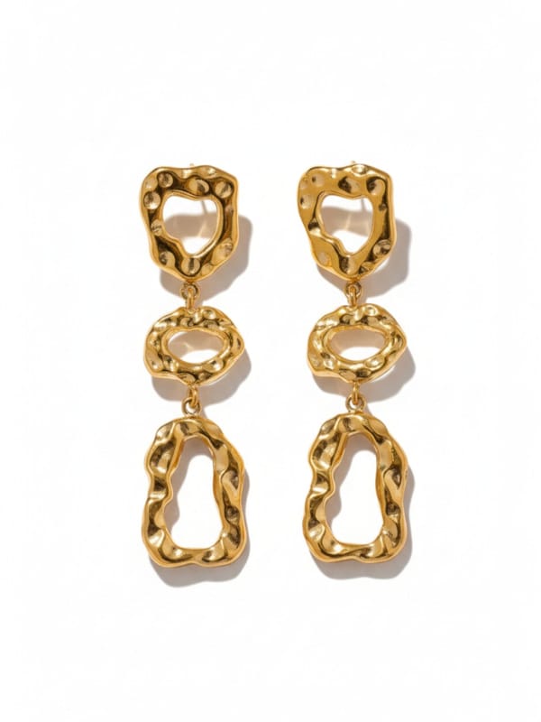 Hollow Temperament Drop Earrings — Cao Jewellery