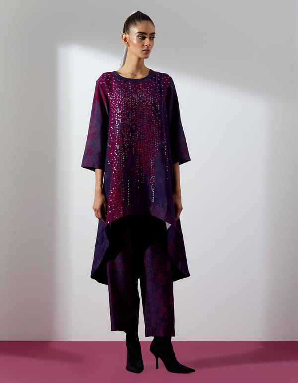 Maroon Tunic Set — CLOS