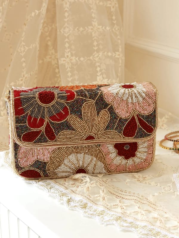 Daisy Baguette Bag with Handle — The Tan Clan
