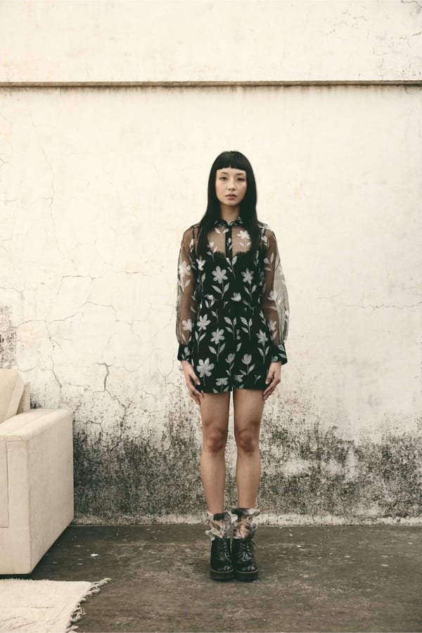 ATBW - AN Floral Organza Shorts — ATBW