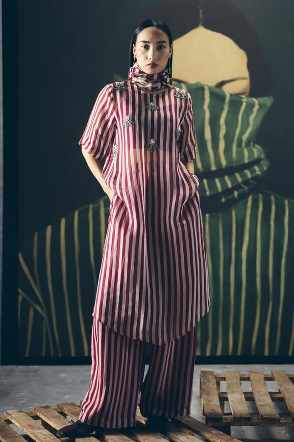 Puka kurta set — Paulmi and Harsh