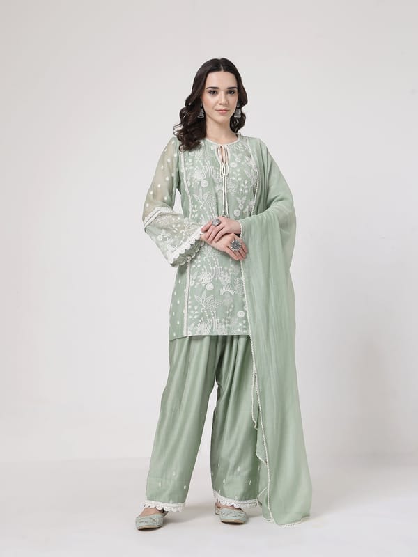 Sage Green Lace Set — KAPAAS