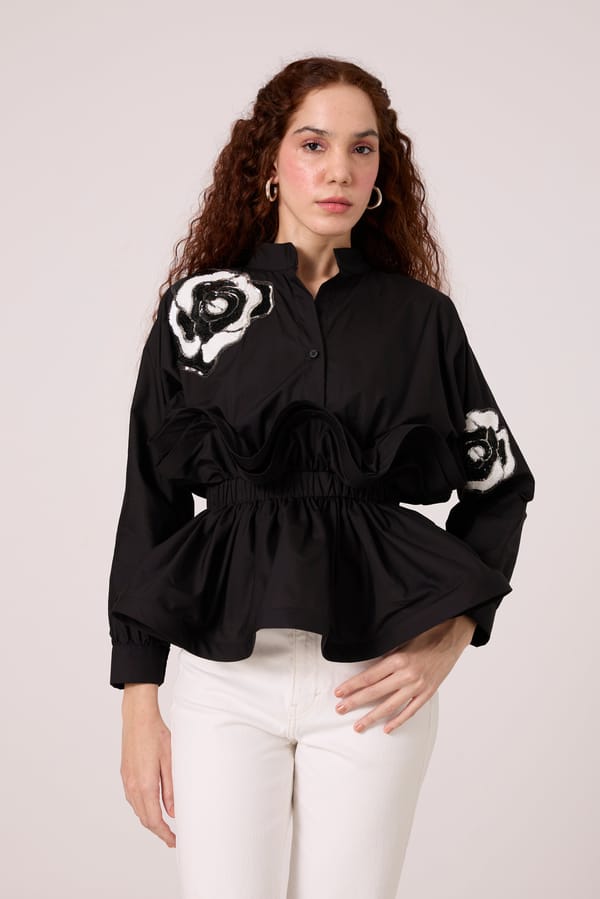 Alexa Applique Shirt — 63East