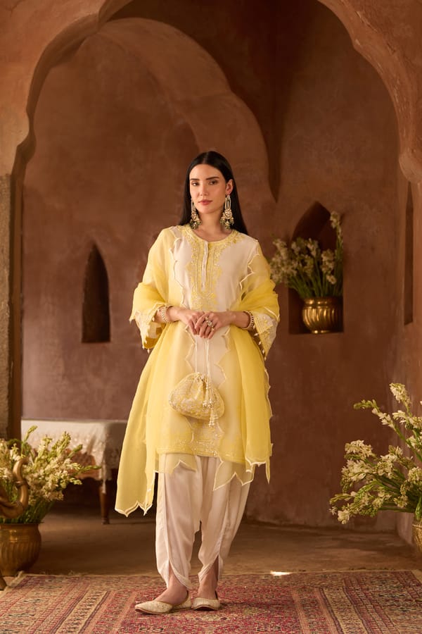 Nyra - Short Kurta And Dhoti — Sheetal Batra