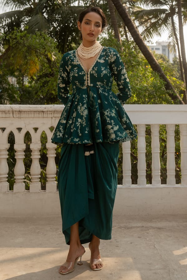Harper Peplum Set — Paulmi and Harsh