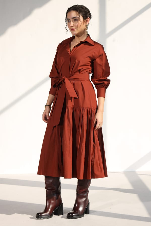 Poshmark Pleated Dress — D.Artists