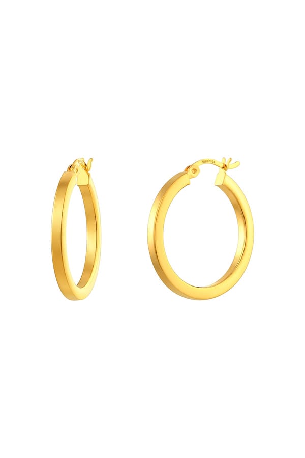 Timeless Medium Hoop Earrings — Miss Jo