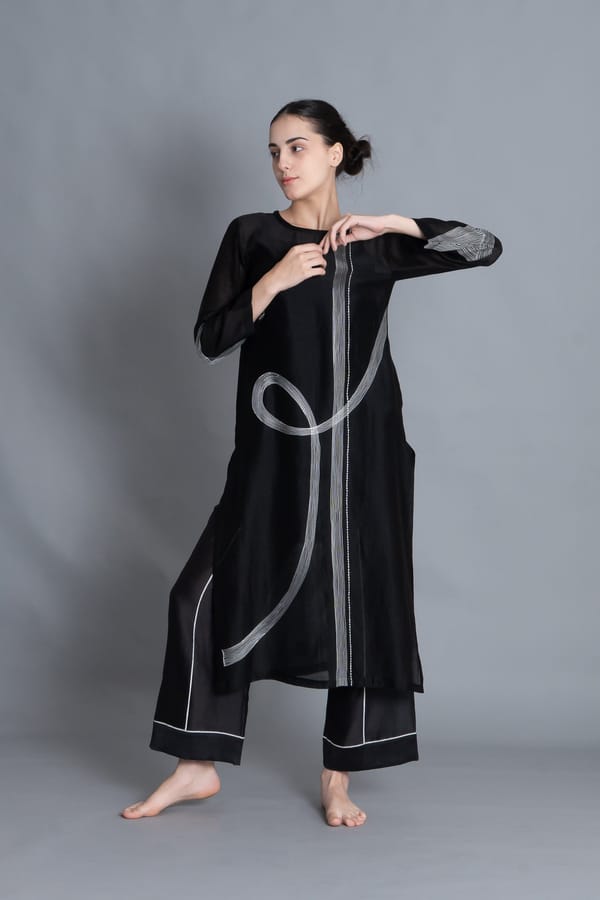 Khat Pantone Embroidery Dress Co-ord — Khat
