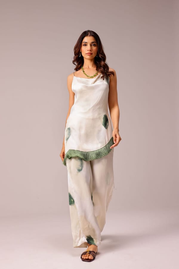 Magnolia Fringe Coord Set — STUDIO SURBHI