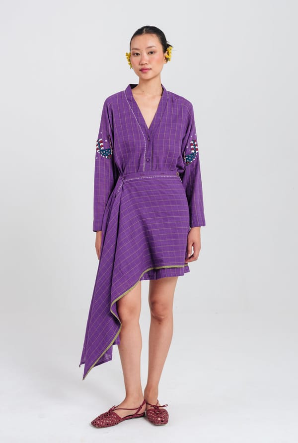 Drift Handloom Tunic Dress — JODI