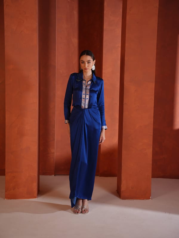 Afsana Shirt Dhoti Set — Sakshi G Chawla