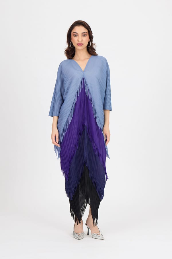 Kimono Fringe Dress — Scarlet Sage