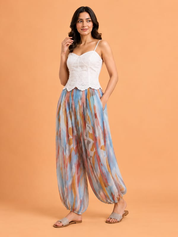 Abstract Flow Pants — ANISETTE