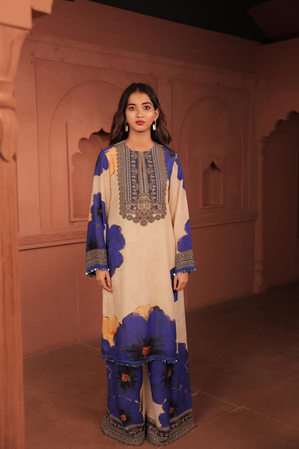 Pankhudi - Kurta Set — Surkh Syahi