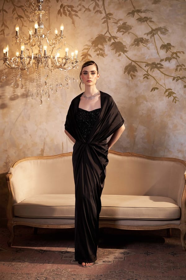 Clara Gown Cape — Sakshi G Chawla