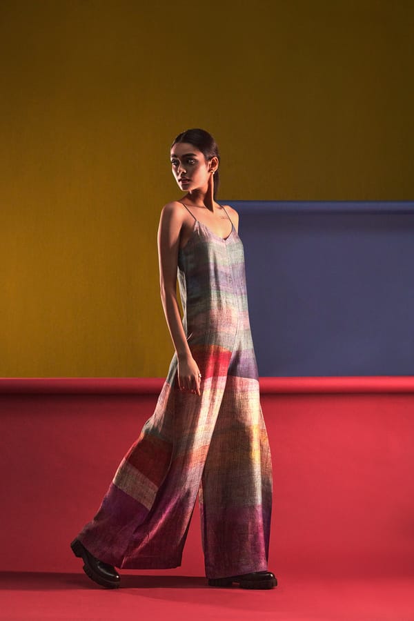 Array Abstract Multicolor jumpsuit — CLOS