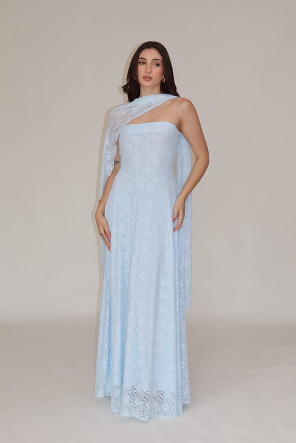 Daisy Dress - (Sky) — Select Staples