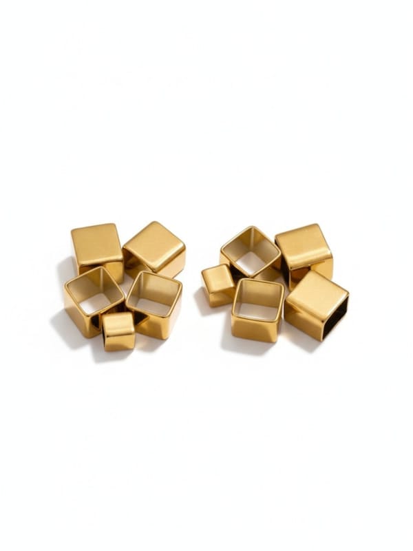 Stainless Steel Fashion Geometric Earrings — Cao Jewellery
