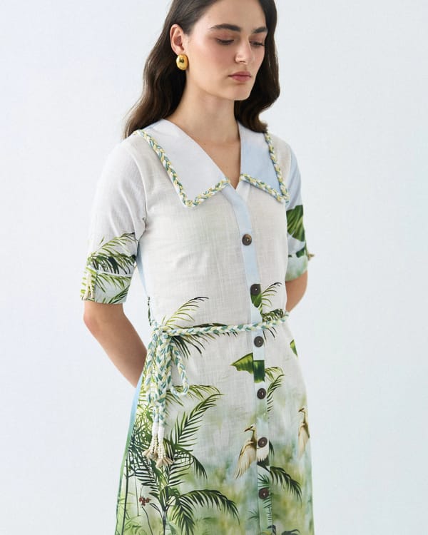 Green safari dress — Label by Mohita