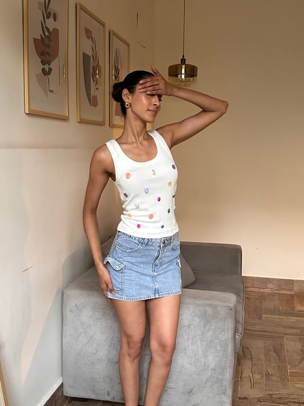 Colorful Stone Tank Top — The Clothing Factory