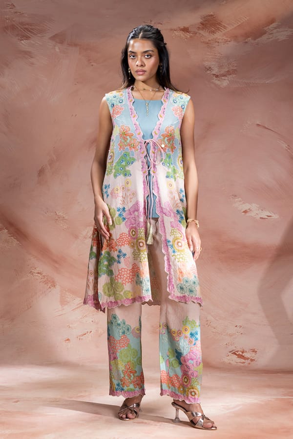 Kaira Embellished Jacket And Pants Set — SOUP by Sougat Paul