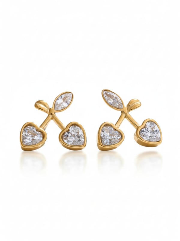 Cherry Studs — Cao Jewellery