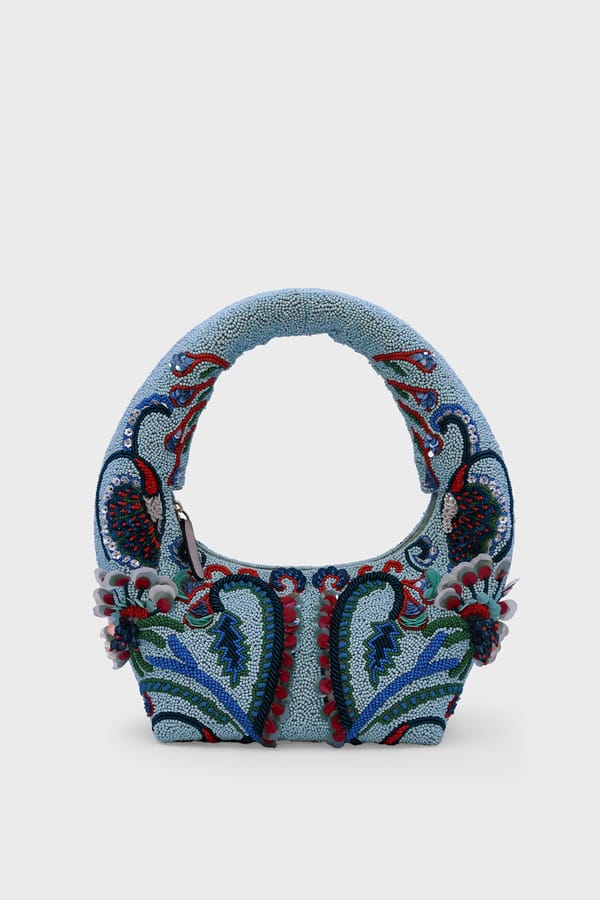 Ocean Crest Embellished Beaded Bag — Versuhz India