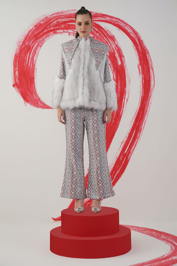 Collar Jacket- Tapestry — Chöjé