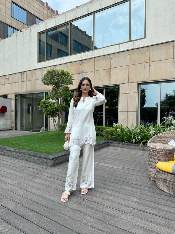 Ivy Embroidered Set — GAURI D APPARELS