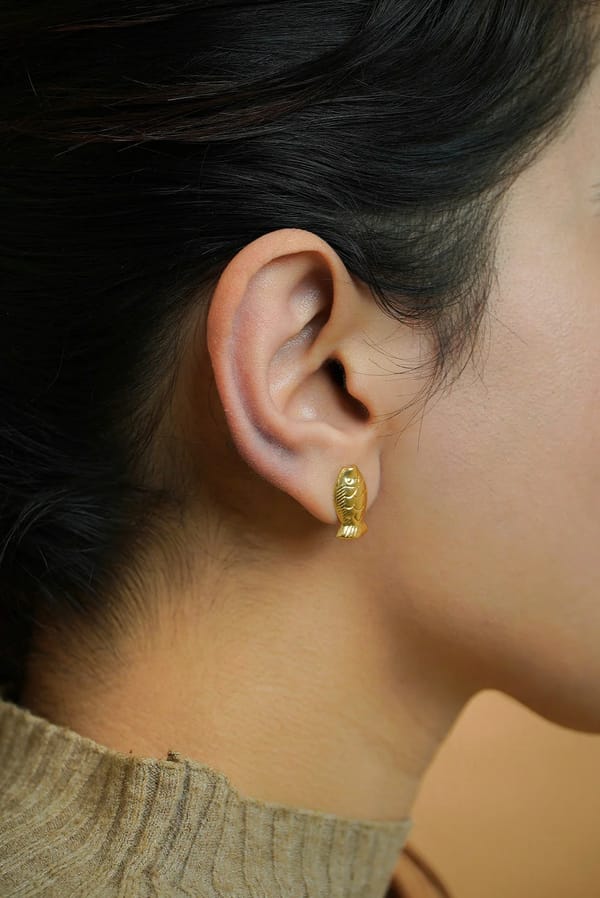 Fish Studs — Jewellery by Mitali Jain