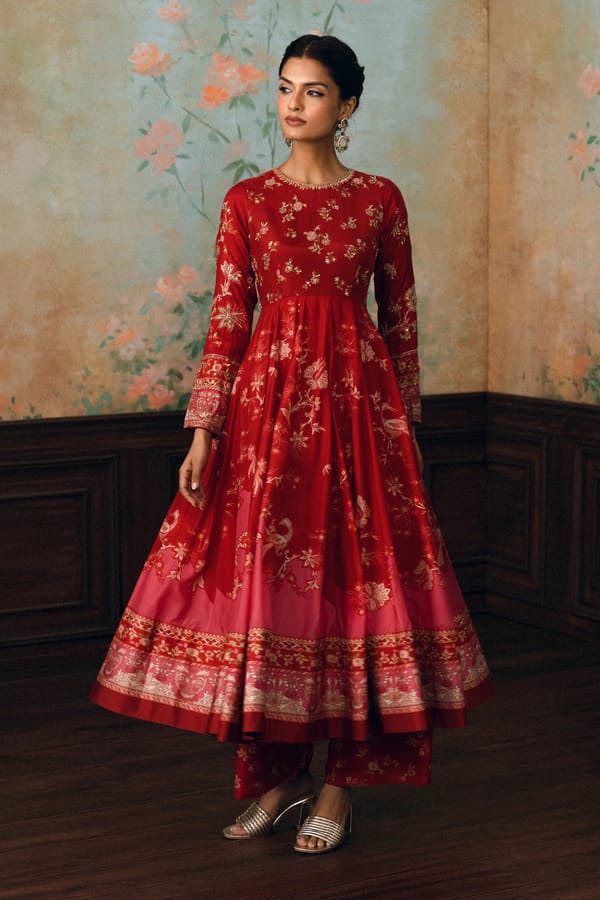 Anika Anarkali Set — Paulmi and Harsh