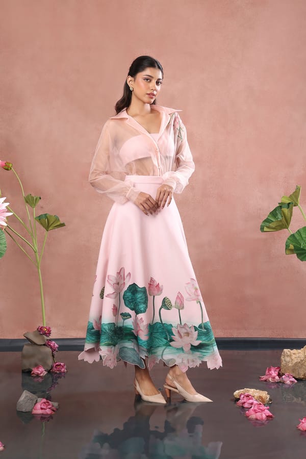 Udaipur + Sheer Shirt — OZEQO