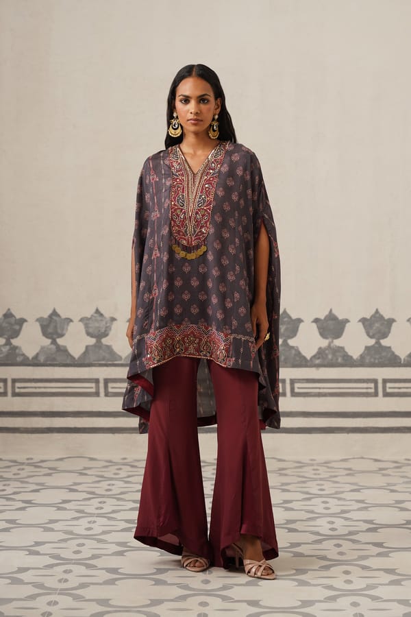 Sameera Muslin Printed Embroidered Matching Set — NEETIKA CHOPRA