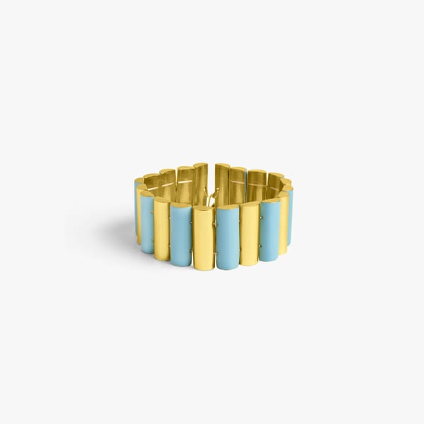 Log Necklace Ice Blue — Equiivalence