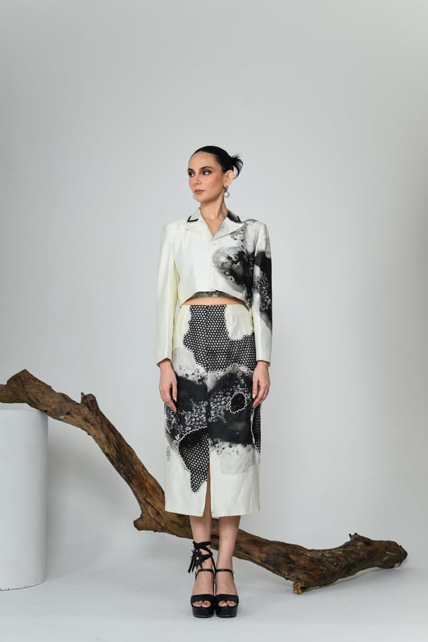Frost Grid Skirt — The Dramebaaz Company
