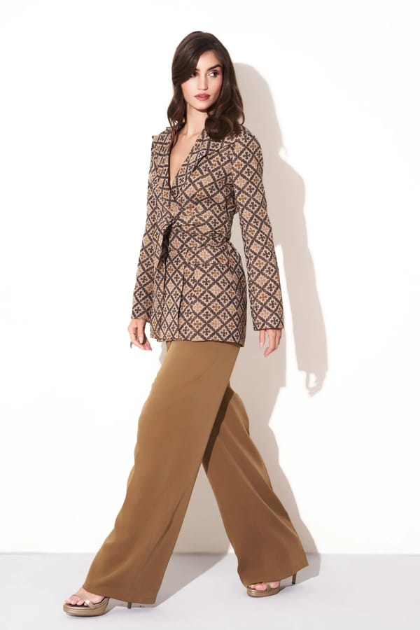 ANNA Tie-Up Blazer — Torqadorn