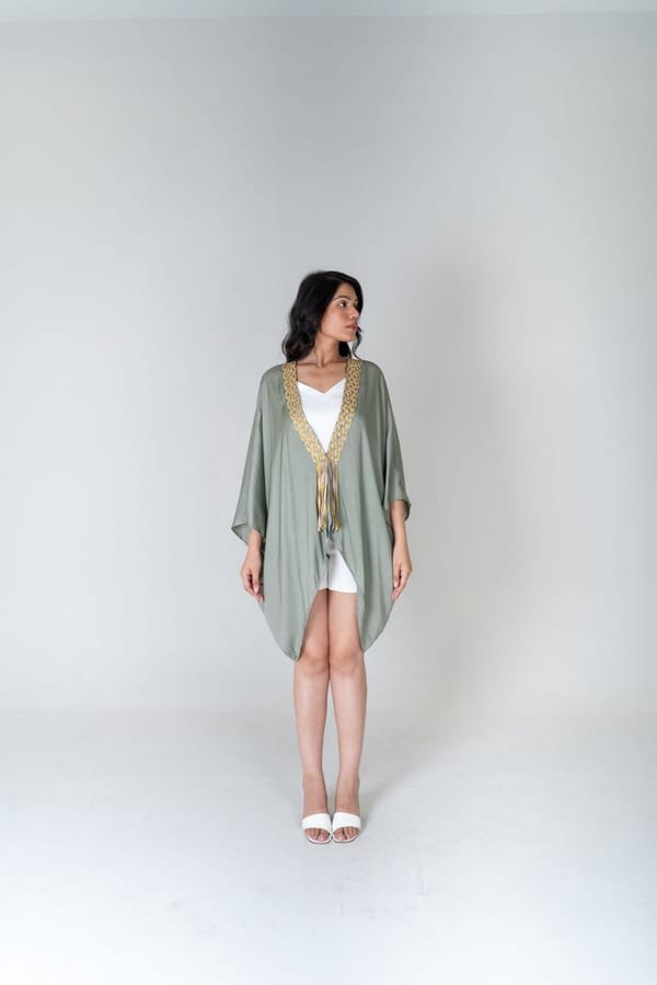 Braided Short Cape — Neora