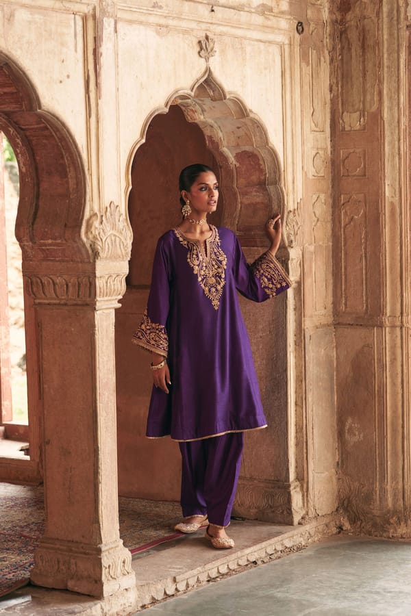 Marwa - Short Chauga With Salwar — Sheetal Batra