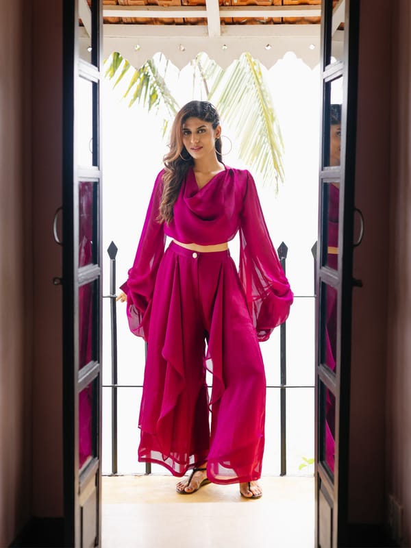 Raspberry Top And Pant Set — HOUSE OF FETT