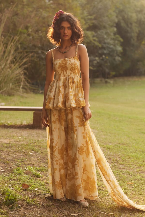 Anya Peplum Set — Paulmi and Harsh